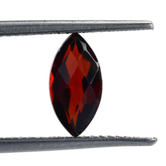 GARNET RED CHECKER CUT MARQUISE 10.00X5.00 MM 1.55 Cts.