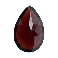 GARNET CUT PEAR (OPEN RED/CLEAN) 14.00X10.00 MM 5.12 Cts.