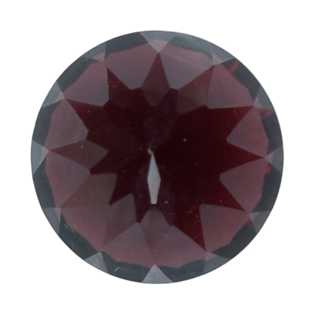 RED GARNET CONCAVE CUT ROUND 12 MM 9.38 Cts.