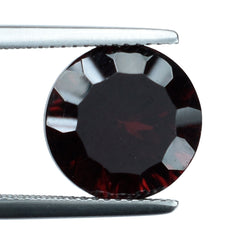 RED GARNET CONCAVE CUT ROUND 12 MM 9.38 Cts.