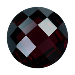 RED GARNET BRIOLETTE ROUND 12MM 9.47 Cts.