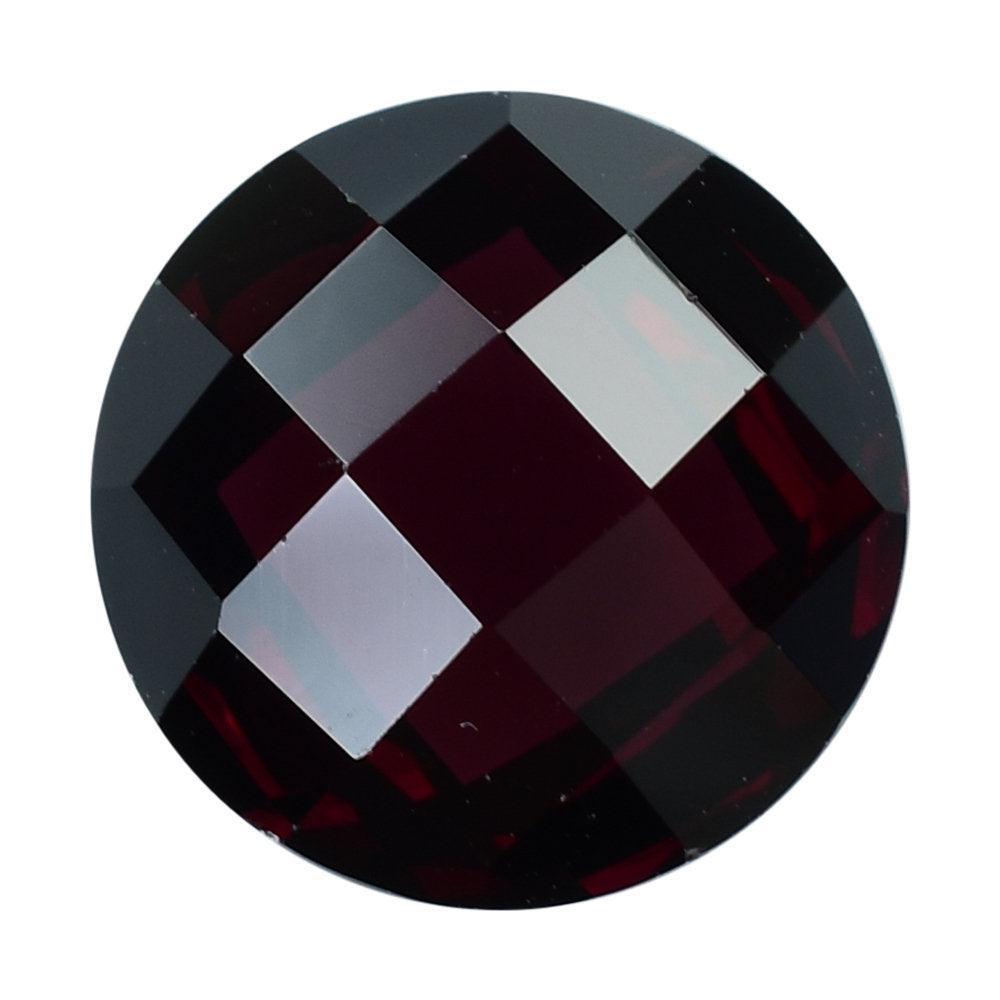 RED GARNET BRIOLETTE ROUND 12MM 9.47 Cts.