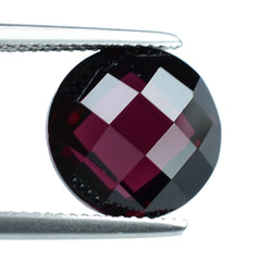 RED GARNET BRIOLETTE ROUND 12MM 9.47 Cts.