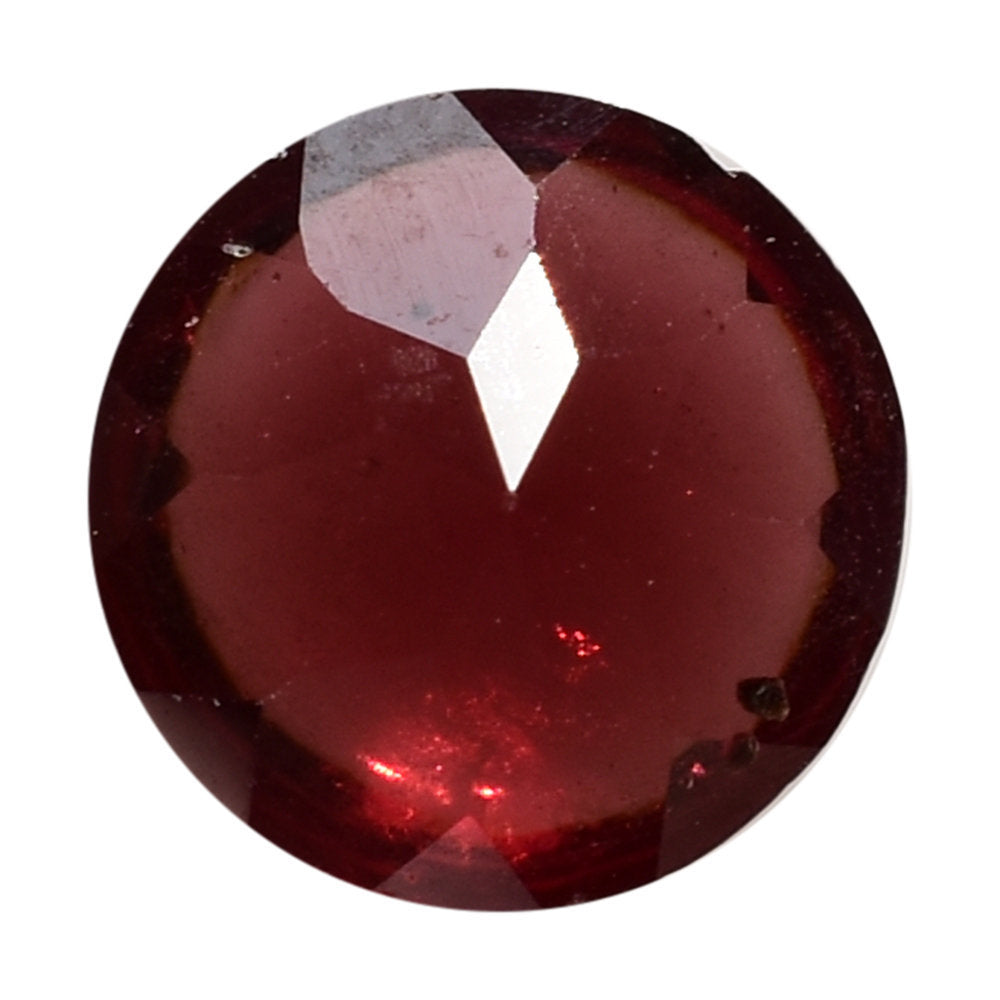 RED GARNET BUFFTOP ROUND 7MM 1.46 Cts.