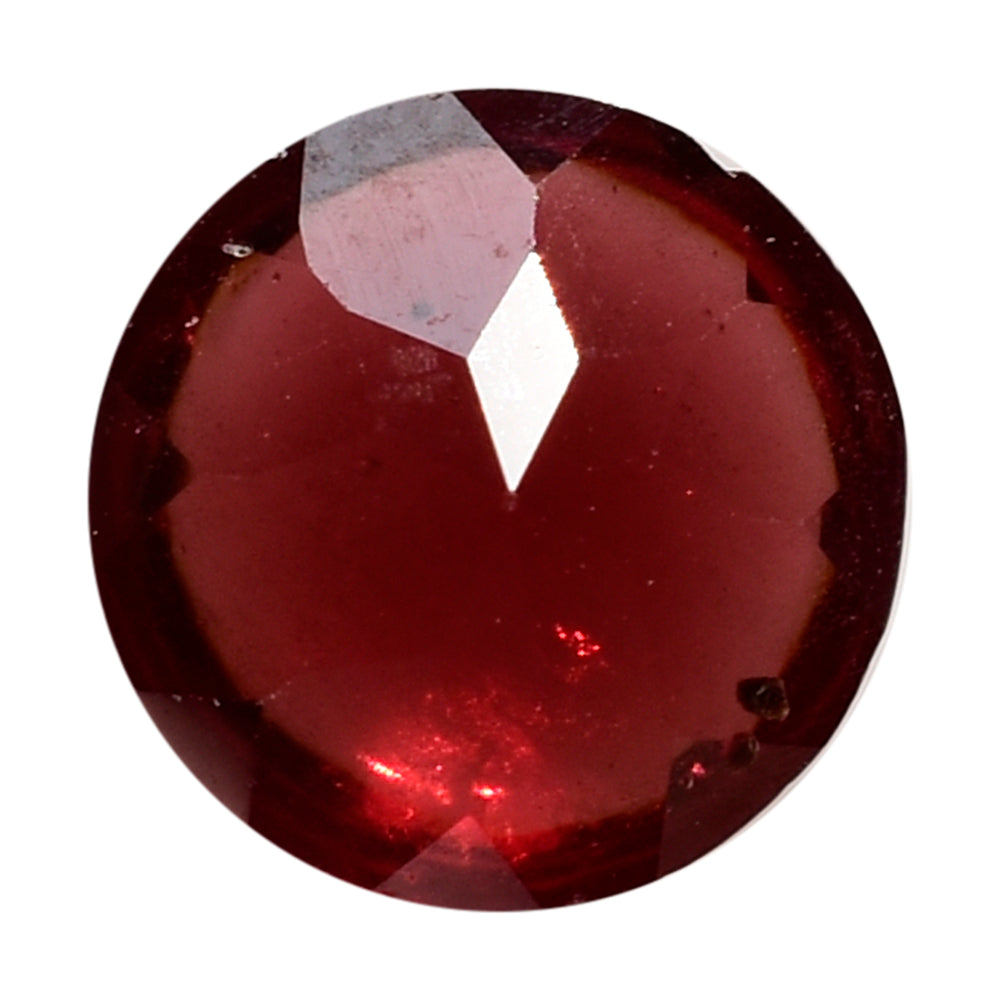 RED GARNET BUFFTOP ROUND 7MM 1.46 Cts.