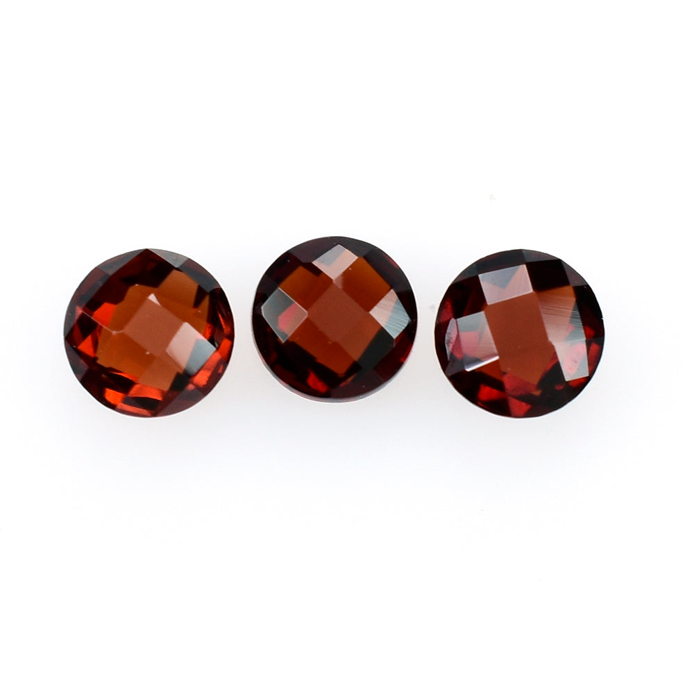 RED GARNET BRIOLETTE ROUND 4MM 0.37 Cts.