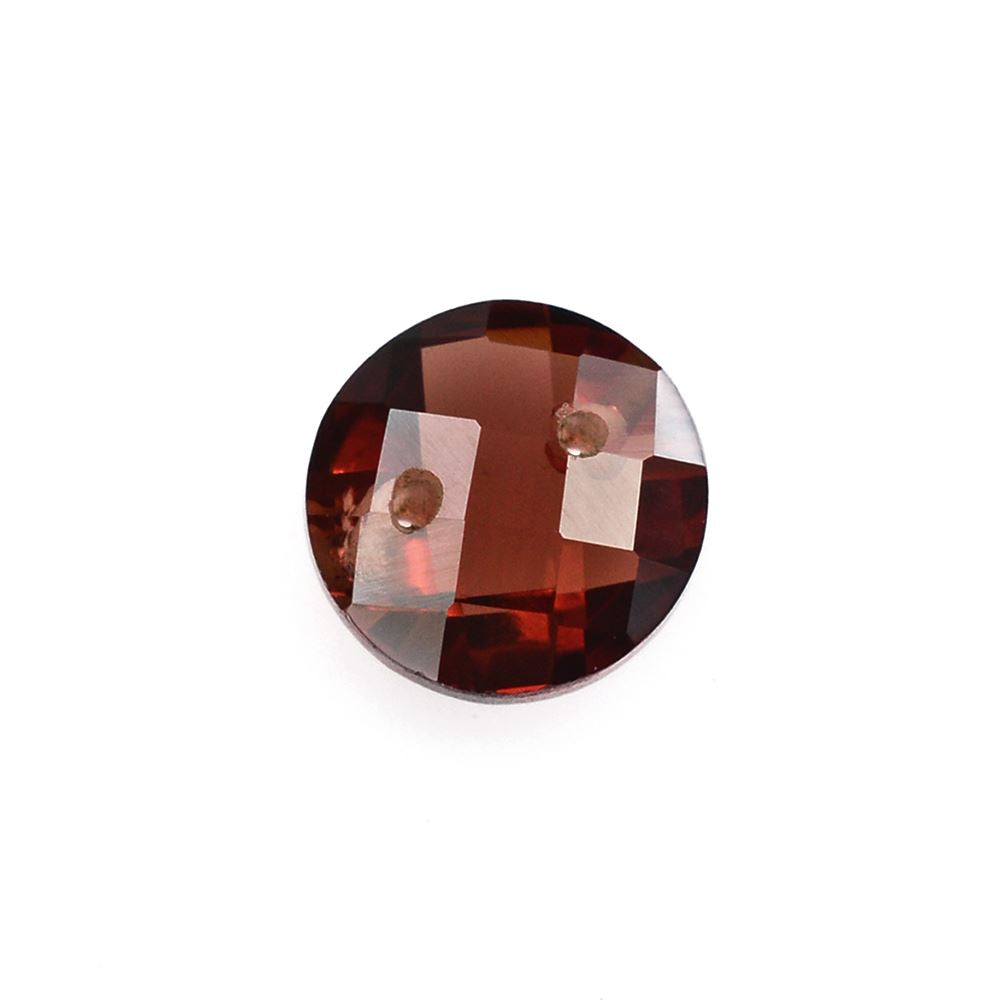RED GARNET BRIOLETTE ROUND WITH (TWO FULL DRILL) 5MM 0.61 Cts.