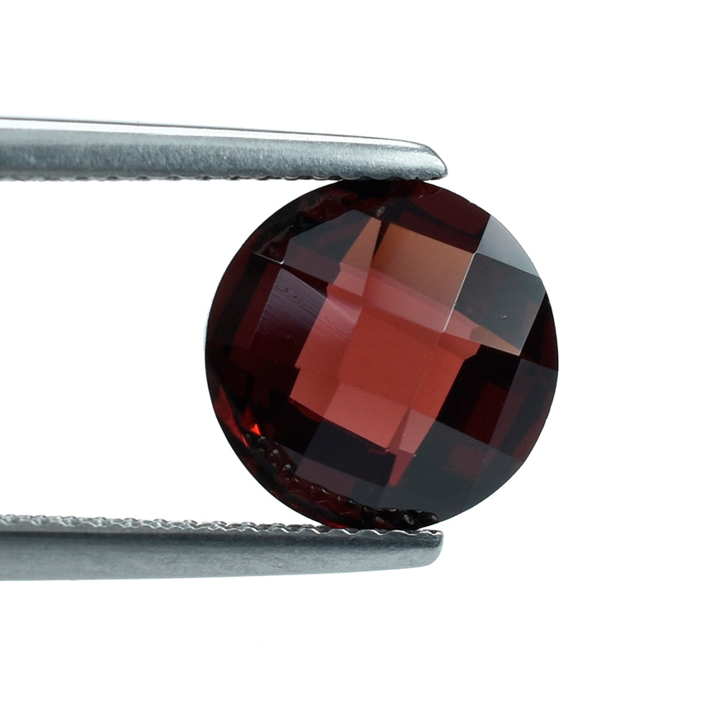RED GARNET BRIOLETTE ROUND 10MM 4.09 Cts.