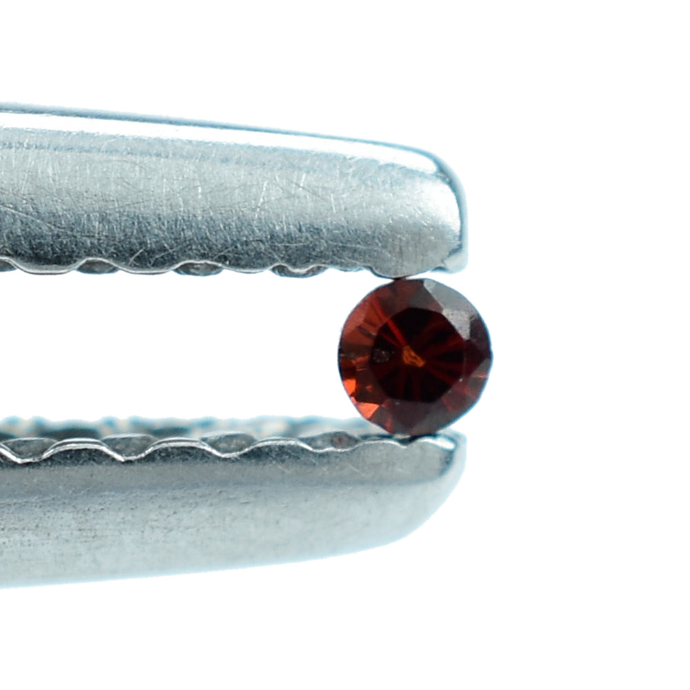 RED GARNET DIAMOND CUT ROUND 1.30MM 0.01 Cts.