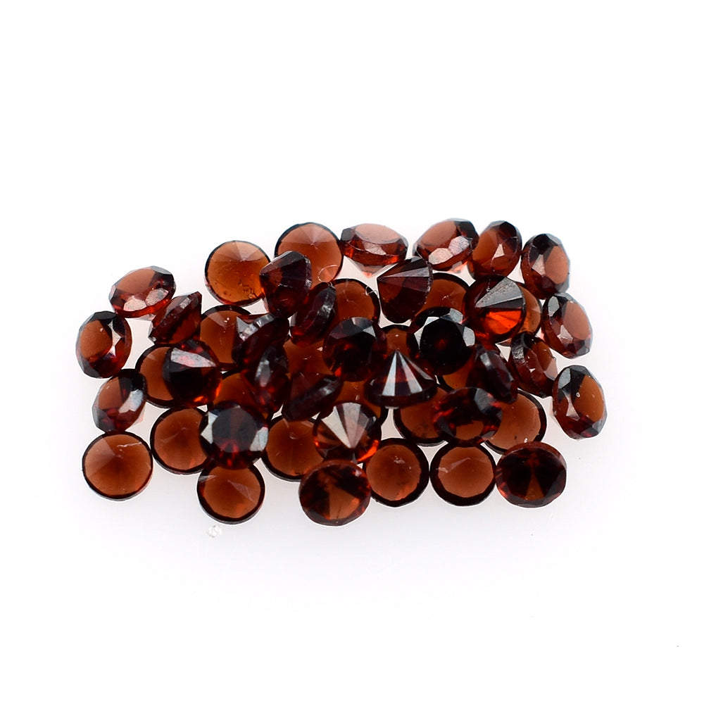 RED GARNET DIAMOND CUT ROUND 1.30MM 0.01 Cts.
