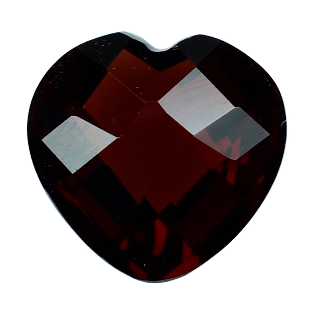 RED GARNET BRIOLETTE HEART 9MM (DARK/CLEAN) 2.96 Cts.