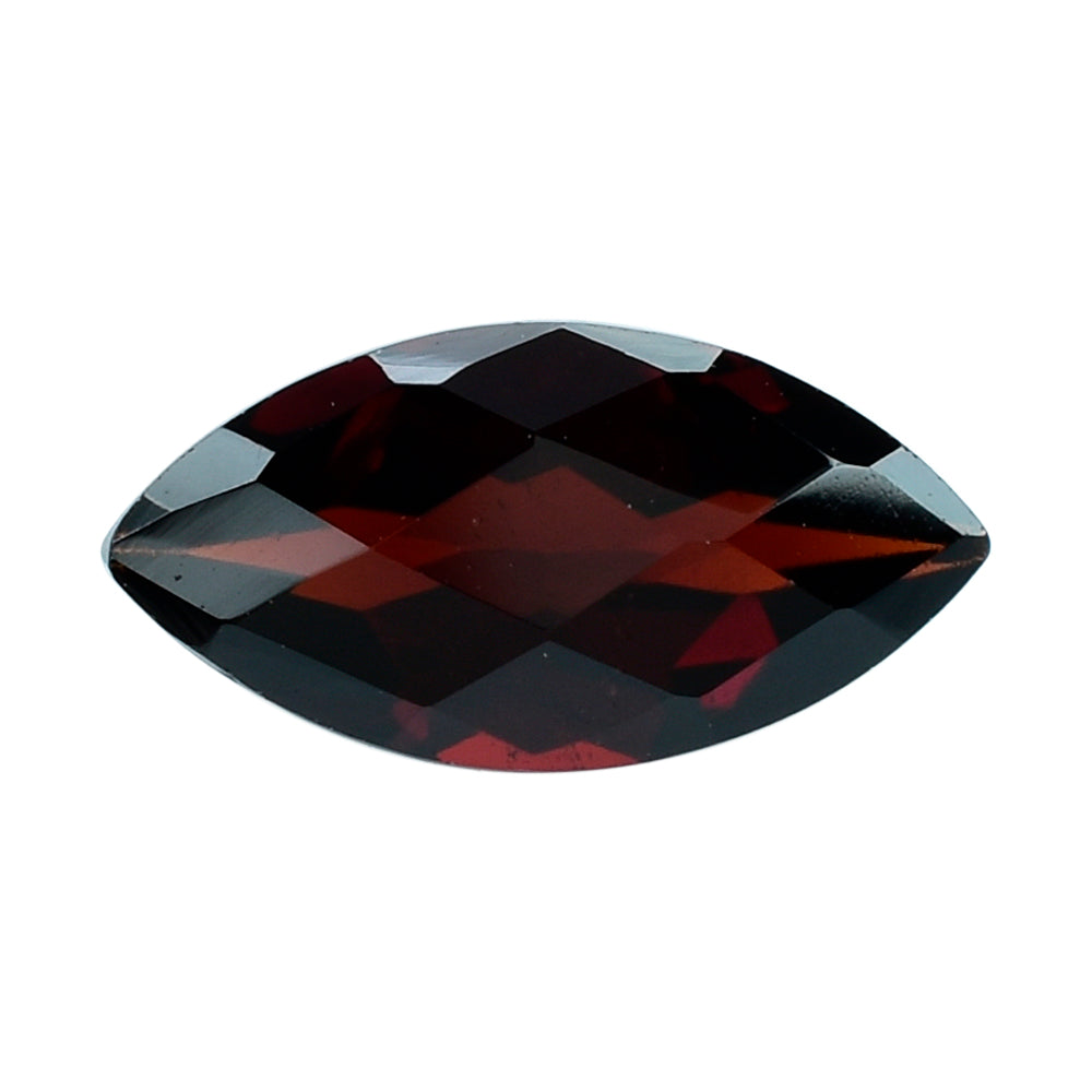 RED GARNET CHECKER CUT MARQUISE 10X5 MM 1.33 Cts.