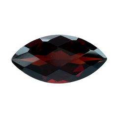 RED GARNET CHECKER CUT MARQUISE 10X5 MM 1.33 Cts.