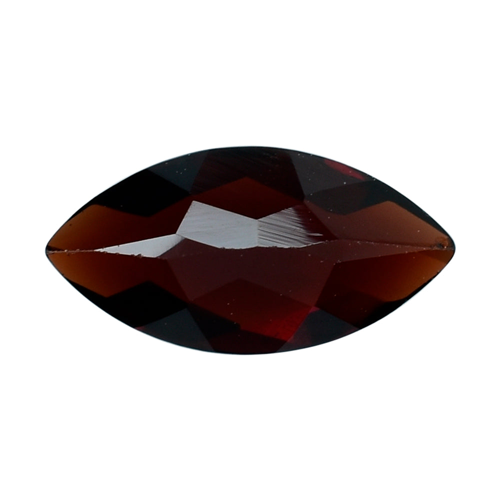RED GARNET CHECKER CUT MARQUISE 10X5 MM 1.33 Cts.