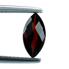 RED GARNET CHECKER CUT MARQUISE 10X5 MM 1.33 Cts.