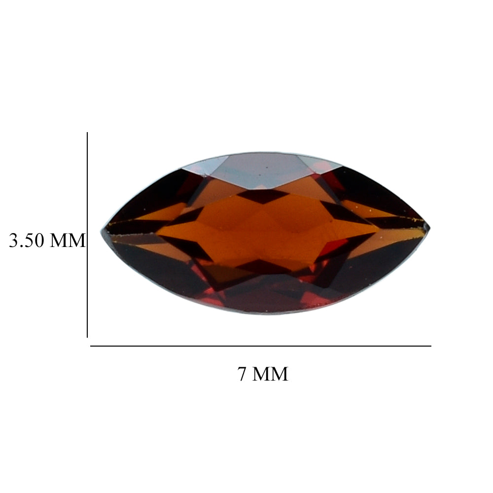 RED GARNET CUT MARQUISE 7X3.50MM 0.39 Cts.