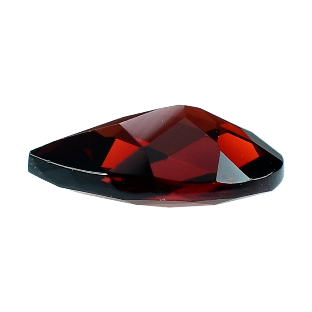 RED GARNET CHECKER CUT PEAR 9X6MM 1.38 Cts.