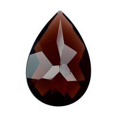 RED GARNET CHECKER CUT PEAR 9X6MM 1.38 Cts.