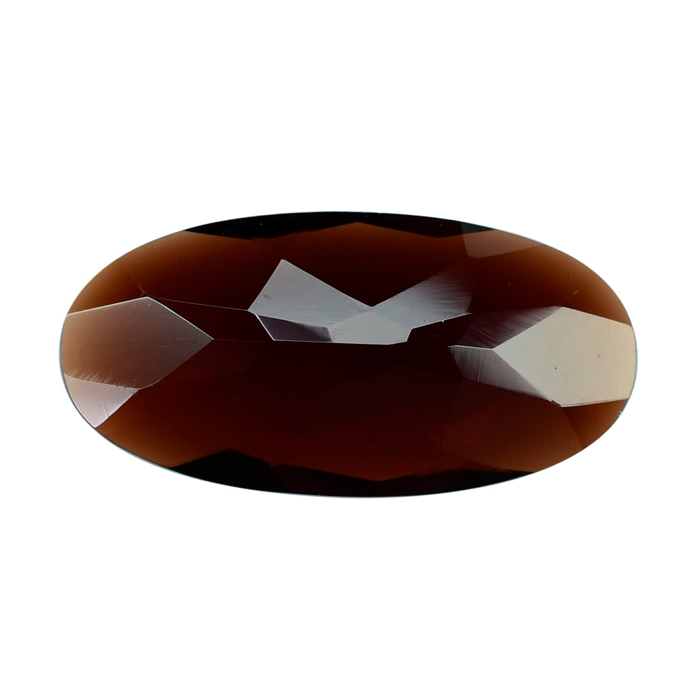 RED GARNET CHECKER CUT OVAL 18X9 MM 5.87 Cts.
