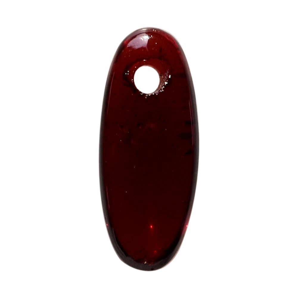 RED GARNET LENTIL OVAL (FULL DRILL) 10X4MM 1.43 Cts.