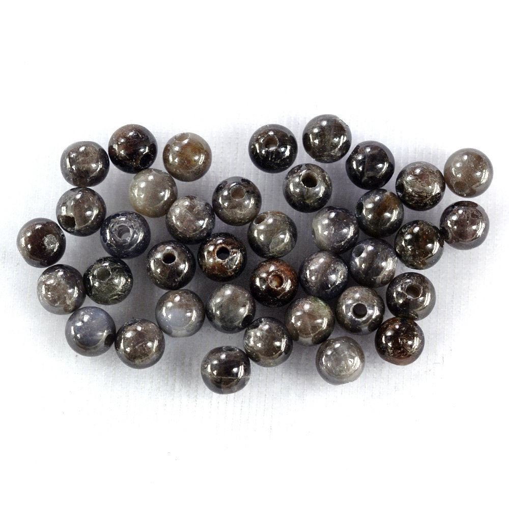 GREY SAPPHIRE PLAIN BALL (FULL DRILL) 6MM 2.01 Cts.