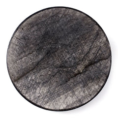 GREY SAPPHIRE ROSE CUT ROUND CAB 16MM 11.50 Cts.