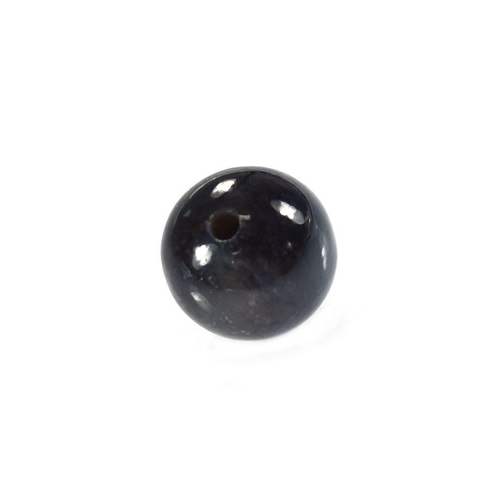 GREY SAPPHIRE PLAIN ROUND BALLS (OPAQUE MEDIUM)(WITH WHITE LINES  CRACKS)(F/D_1.50MM) 10.00X10.00 MM 10.34 CTS