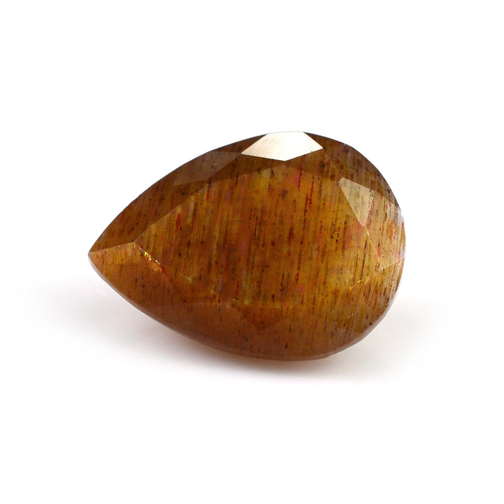 GOLDEN SUNSTONE CUT PEAR 16X12MM 7.05 Cts.