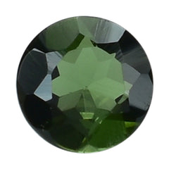 GREEN TOURMALINE CUT ROUND 3.50MM 0.17 Cts.
