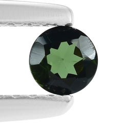GREEN TOURMALINE CUT ROUND 3.50MM 0.17 Cts.
