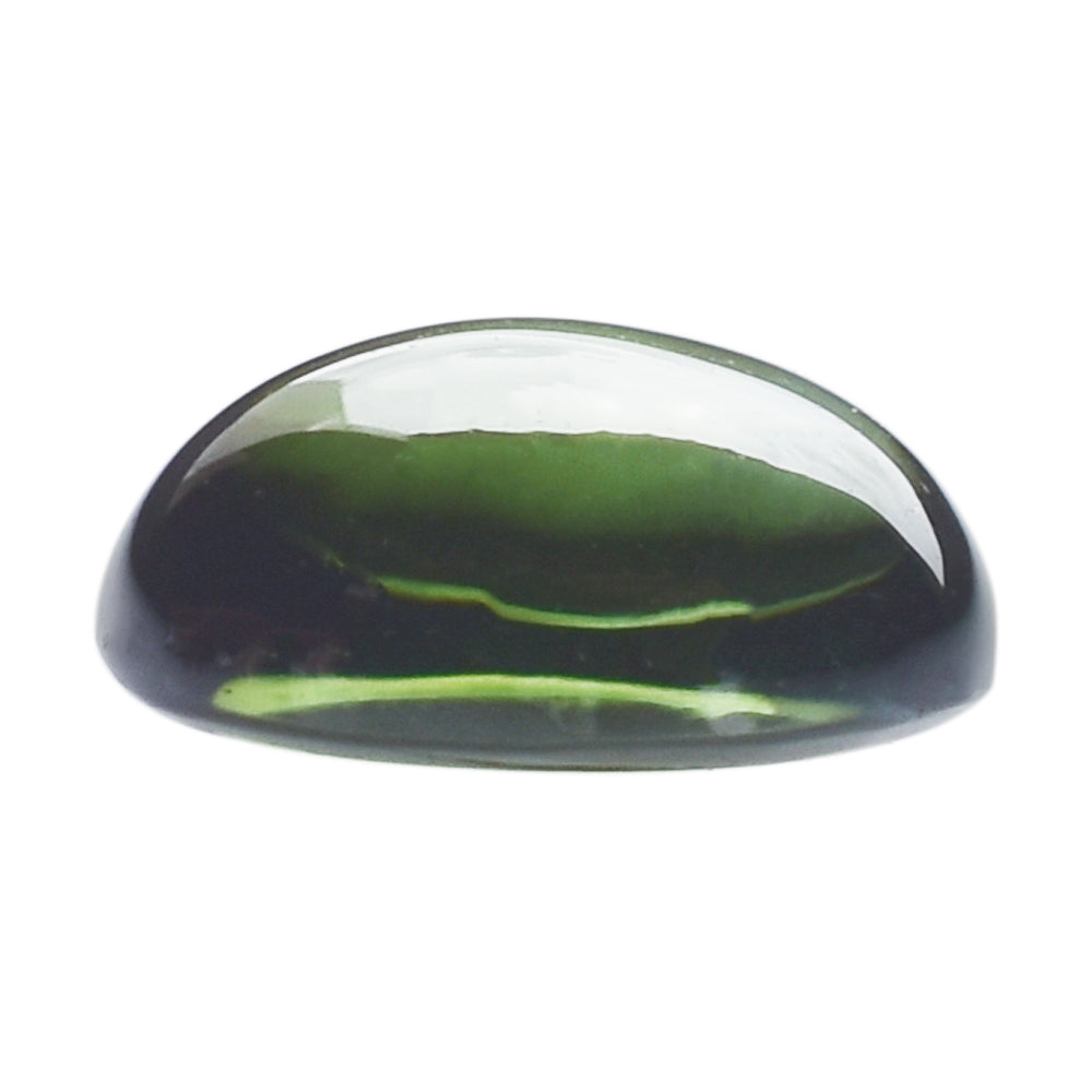 GREEN TOURMALINE OVAL CAB 7X5MM 0.91 Cts.