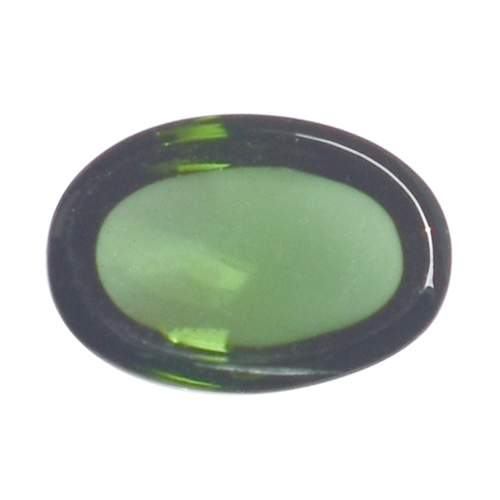 GREEN TOURMALINE OVAL CAB 7X5MM 0.91 Cts.
