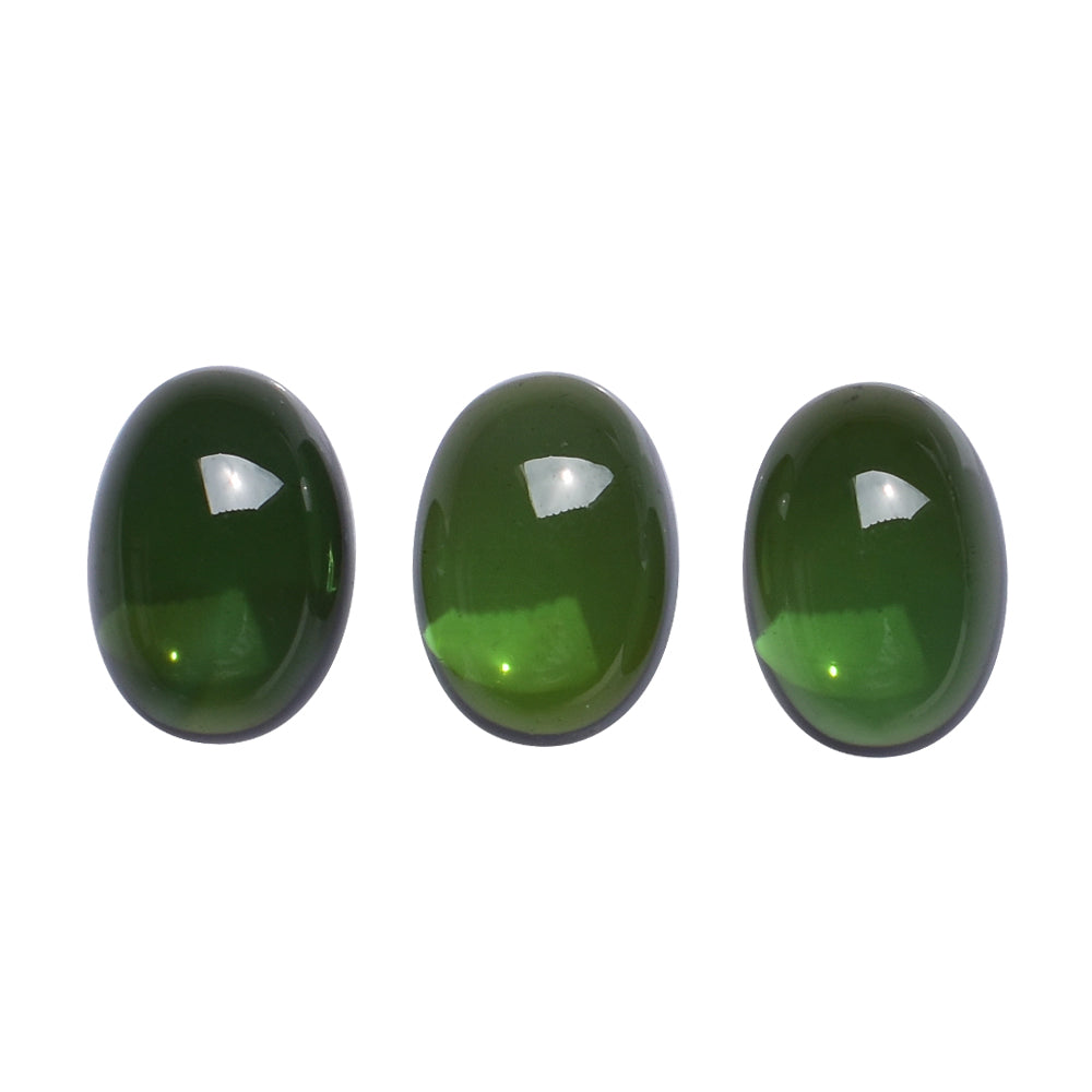 GREEN TOURMALINE OVAL CAB 7X5MM 0.91 Cts.