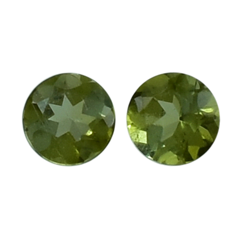 GREEN TOURMALINE CUT ROUND 1.90MM 0.05 Cts.