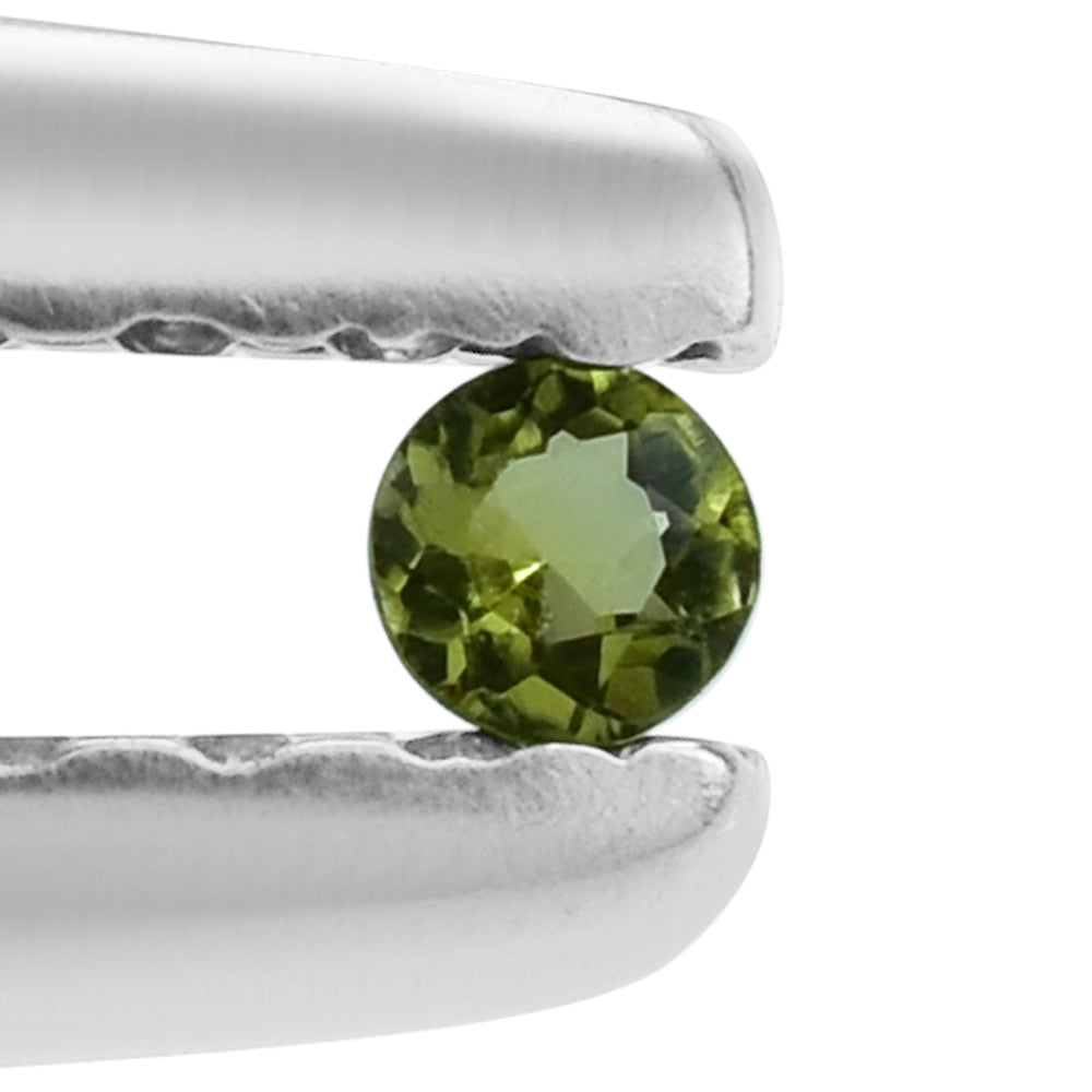 GREEN TOURMALINE CUT ROUND 1.70MM 0.01 Cts.
