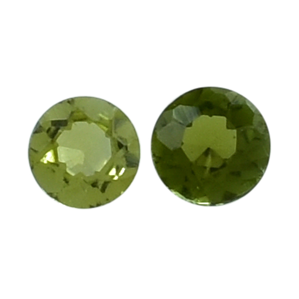 GREEN TOURMALINE CUT ROUND 1.70MM 0.01 Cts.