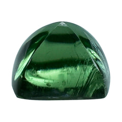 GREEN TOURMALINE (OPEN COLOR) (SI) SUGARLOAF CUSHION CAB (FLAT BOTTOM) 5MM (TH. 3.25-3.65MM) 0.77 Cts.