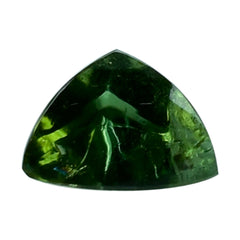 GREEN TOURMALINE (OPEN COLOR) (SI) SUGARLOAF TRILLION CAB (FLAT BOTTOM) 6MM (TH. 3.90-4.30MM) 1.05 Cts.