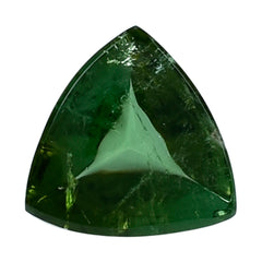 GREEN TOURMALINE (OPEN COLOR) (SI) SUGARLOAF TRILLION CAB (FLAT BOTTOM) 6MM (TH. 3.90-4.30MM) 1.05 Cts.
