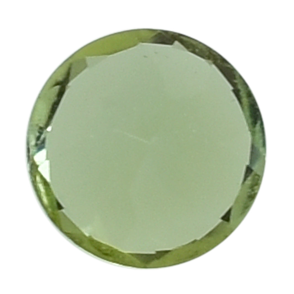 NEW GREEN TOURMALINE CUT ROUND 3MM 0.11 Cts.