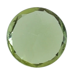 NEW GREEN TOURMALINE CUT ROUND 3MM 0.11 Cts.