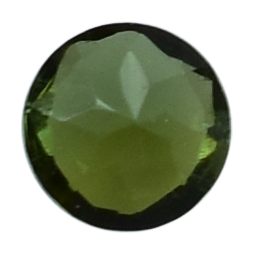 GREEN TOURMALINE CUT ROUND 2.50MM 0.06 Cts.