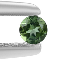 GREEN TOURMALINE CUT ROUND (LITE/CLEAN) 2.50MM 0.07 Cts.