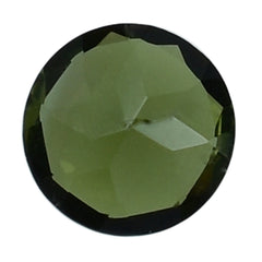 GREEN TOURMALINE CUT ROUND 3MM 0.12 Cts.