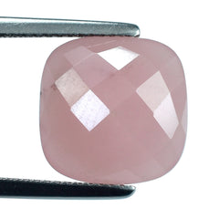 GUAVA QUARTZ BUFFTOP CHECKER CUSHION 12.00MM 5.99 Cts.