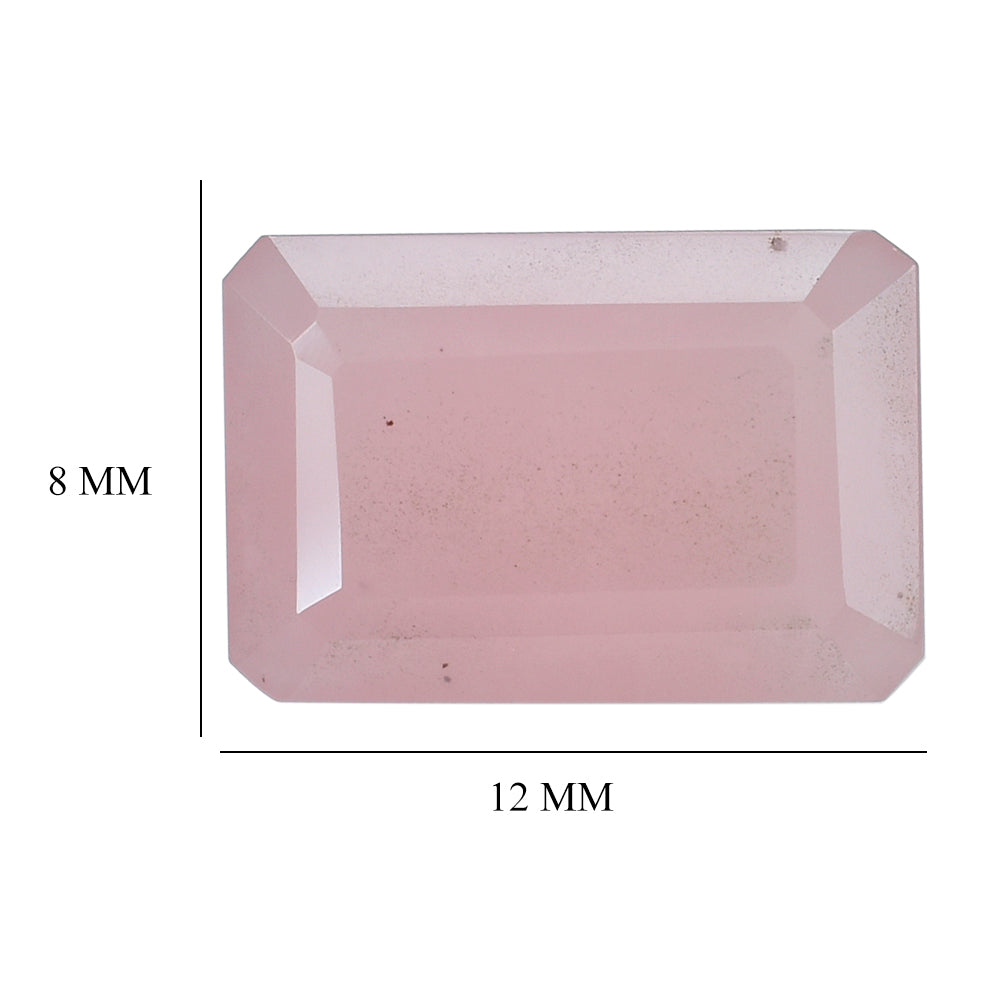 GUAVA QUARTZ CUT OCTAGON 12X8MM 4.50 Cts.