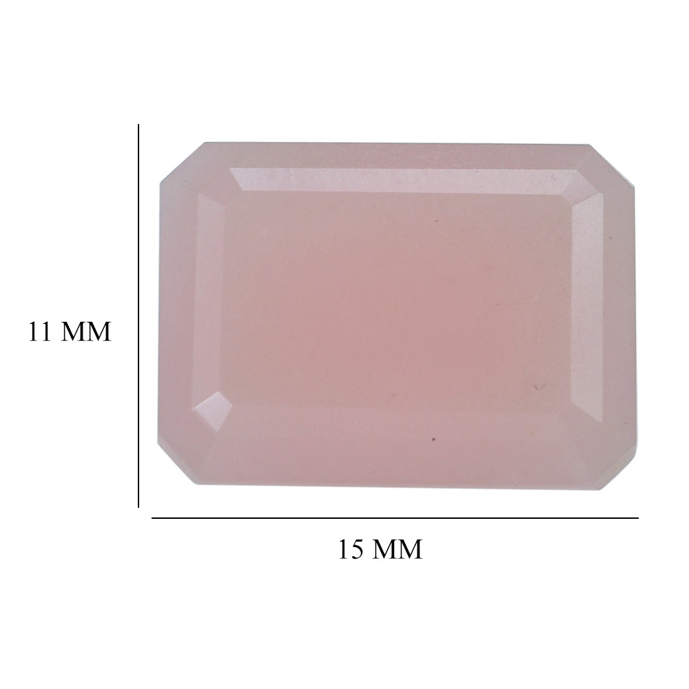 GUAVA QUARTZ CUT OCTAGON 15X11MM 7.90 Cts.