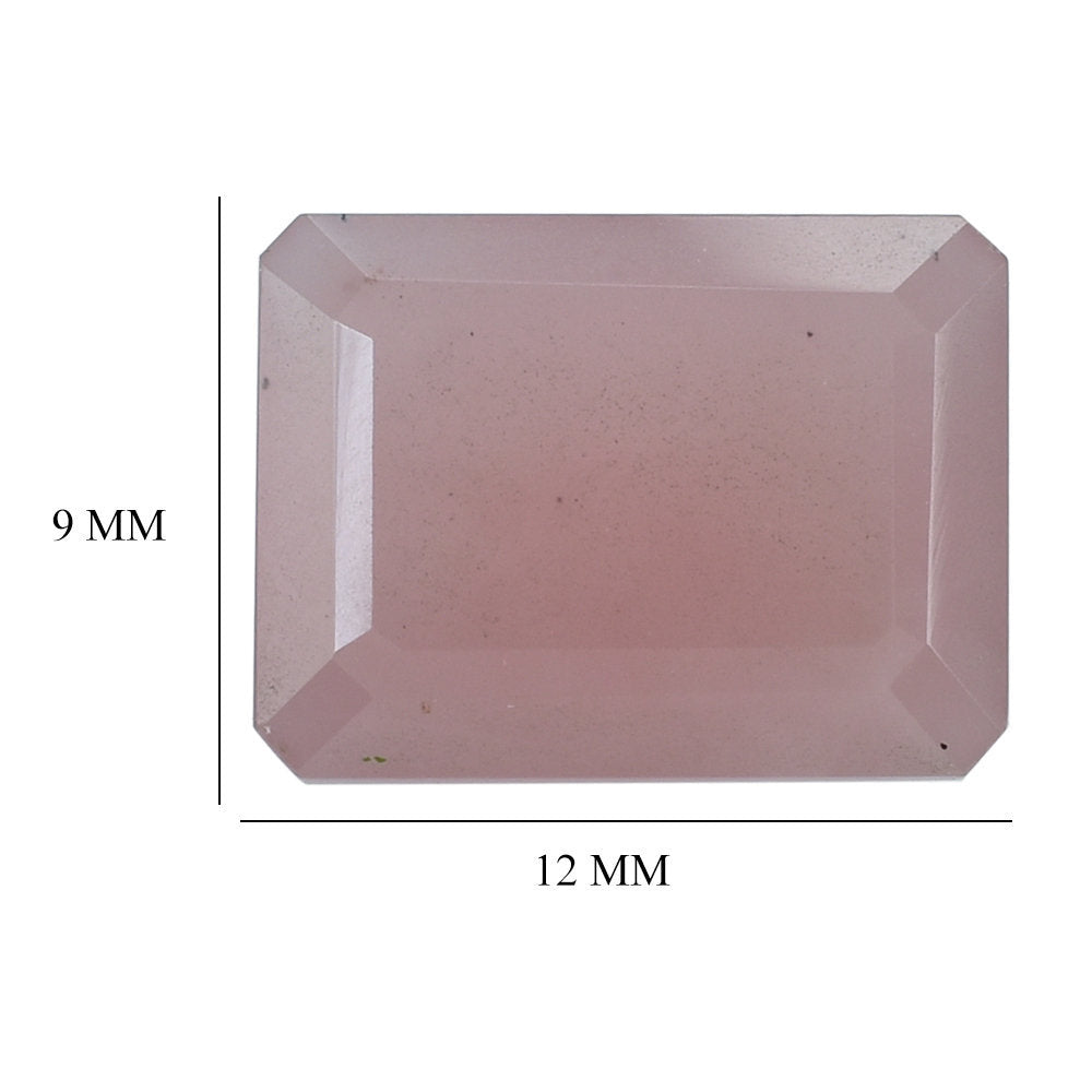 GUAVA QUARTZ CUT OCTAGON 12X9MM 4.75 Cts.