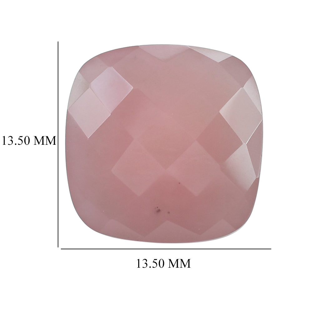 GUAVA QUARTZ CHECKER CUT CUSHION 13.50MM 10.30 Cts.