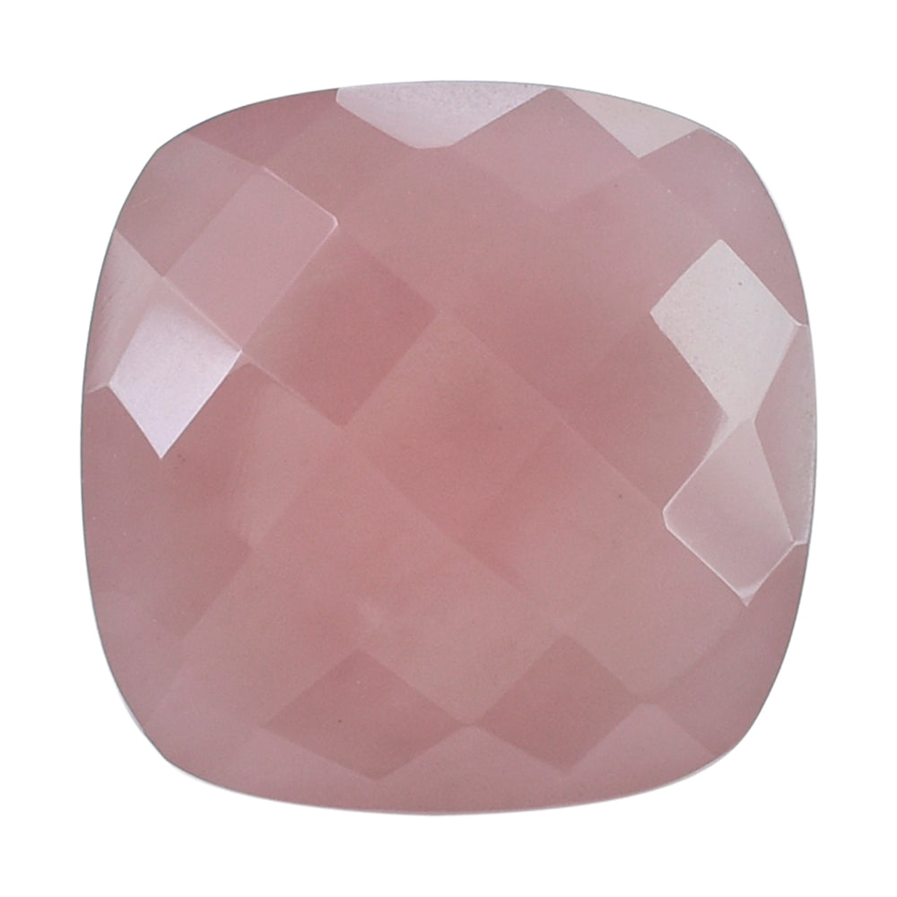 GUAVA QUARTZ CHECKER CUT CUSHION 14MM 12.20 Cts.